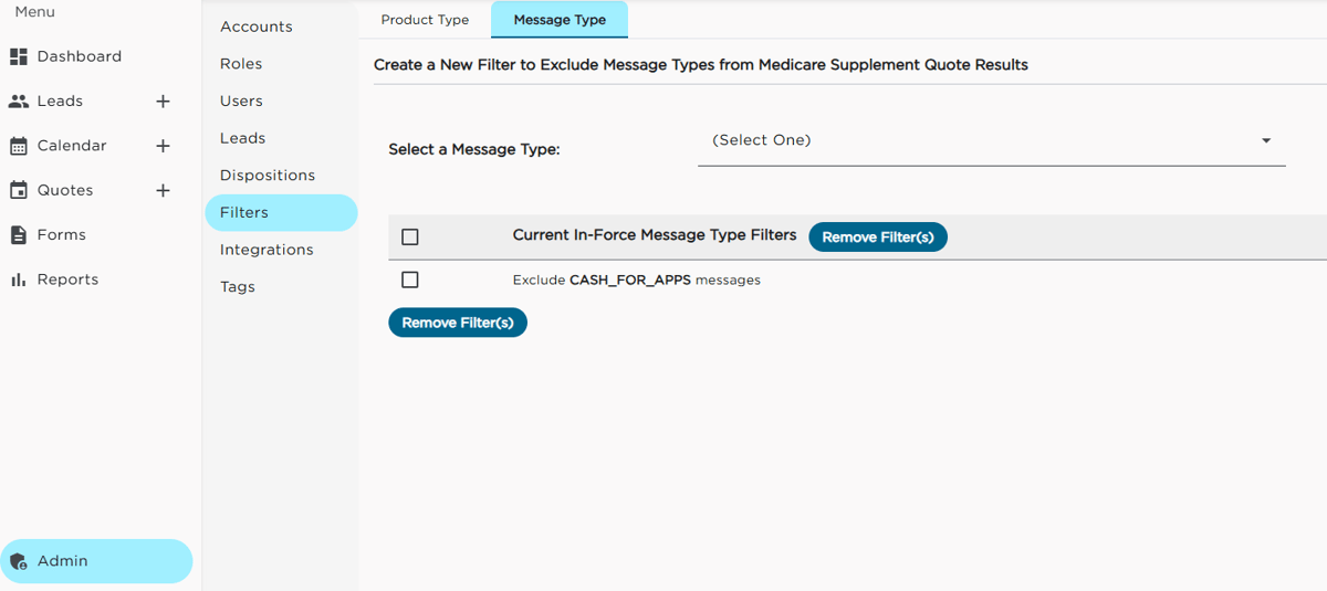 Message Filter