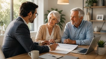 Advisor discussing IRMAA with clients