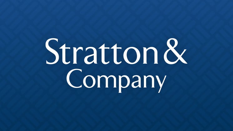 Stratton & Company logo on SMS background