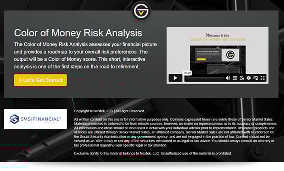 Nextek's Color of Money Risk Analysis