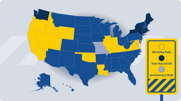 In Which States Does the Birthday Rule Apply?