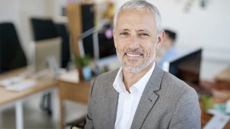 Financial advisors in an office