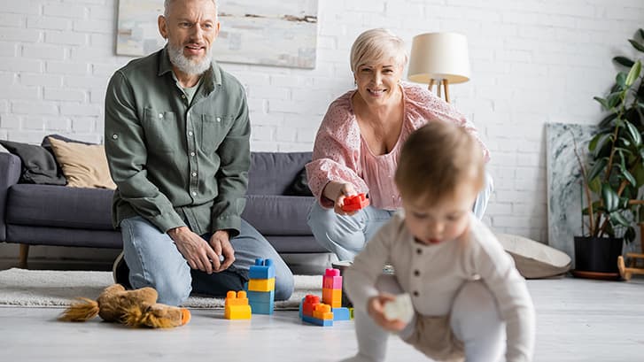 Seniors With Grandchild
