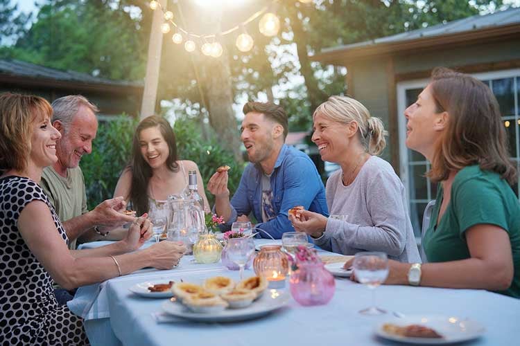 Family Enjoying Summer Barbecue